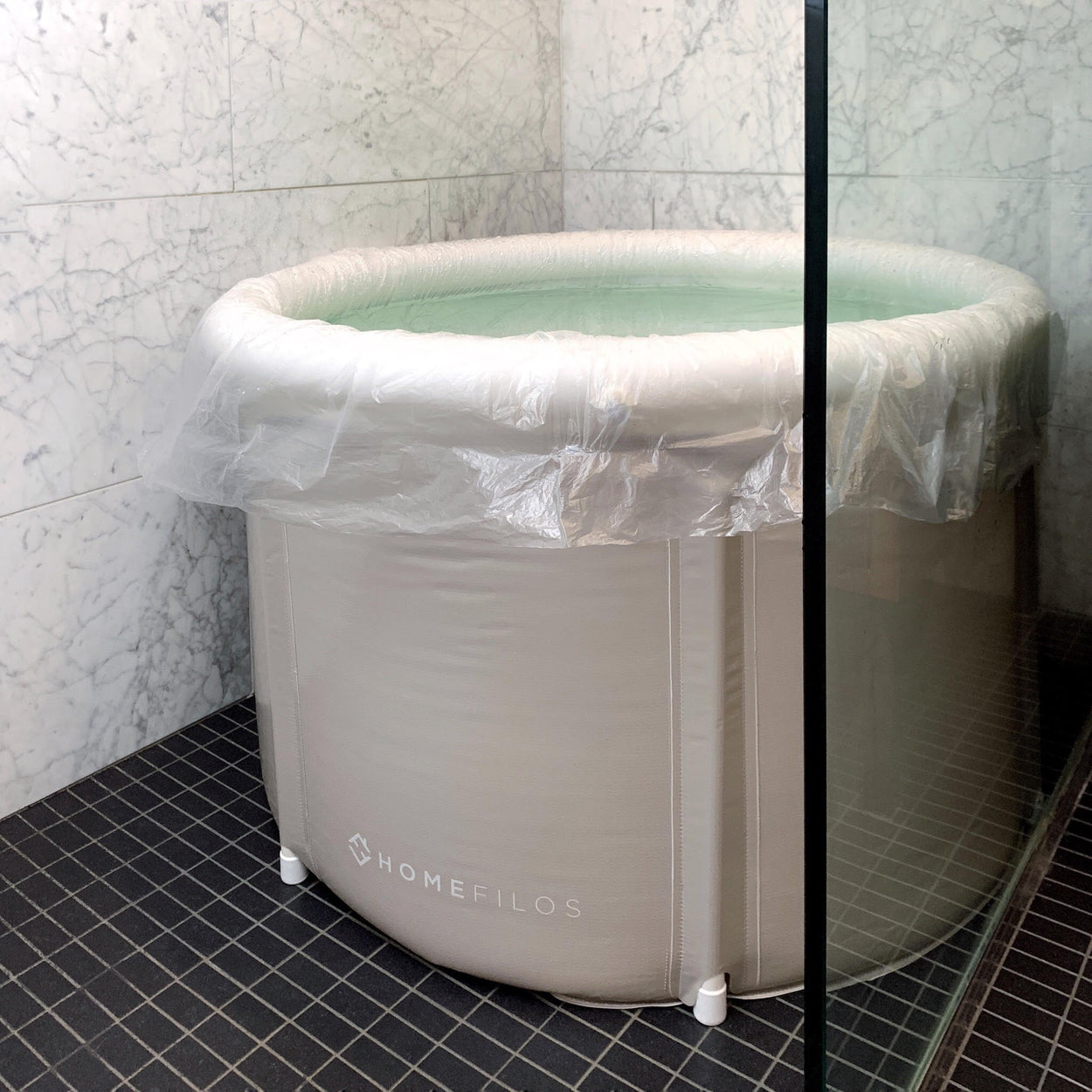 Bathtub Liners for Homefilos Portable Bathtub, Disposable Plastic Film Cover for Lining Bath Tub (10 Count)